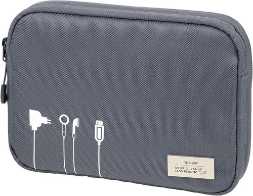 Troika kabeltasche blue cycle - blue,